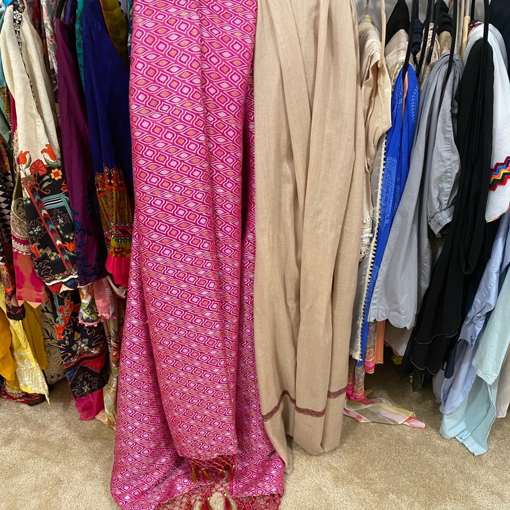 Bundle of two winter Xl shawls